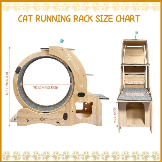 Silent Cat Running Wheel – Best Indoor Exercise Wheel for Cats