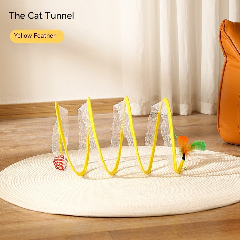 Cat Tunnel Feather Mouse Transformational Durability