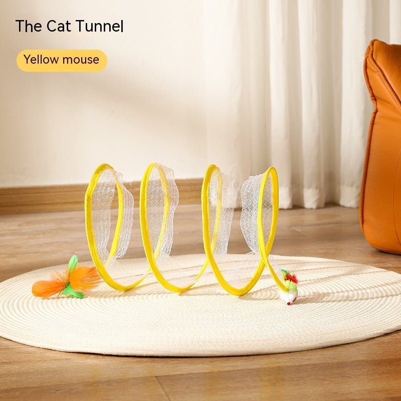 Cat Tunnel Feather Mouse Transformational Durability