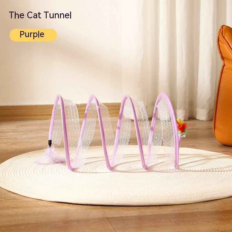 Cat Tunnel Feather Mouse Transformational Durability